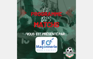 Programme des matchs du Week-End 17 Mai