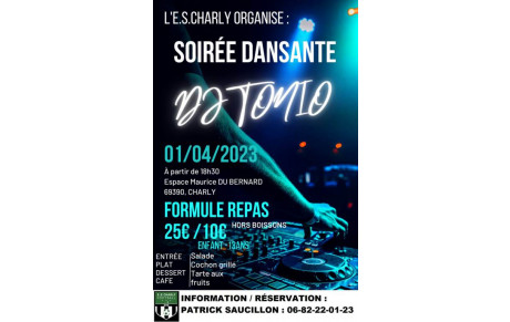 Soirée Dansante - 1 avril 2023 - ES charly foot