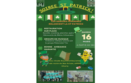 Soirée de la Saint Patrick !