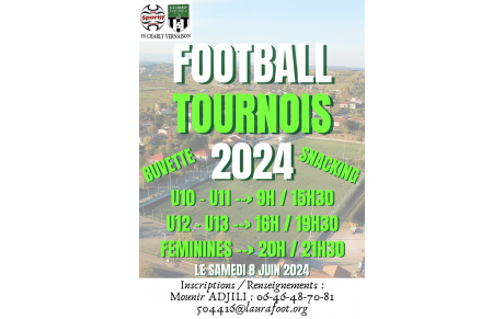 Tournoi U10/U11, U12/U13 et féminines !