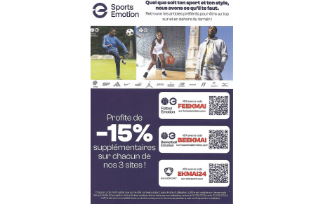 -25% et -15% chez nos partenaires !