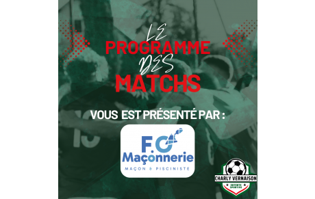 Programme des matchs du Week-End 17 Mai