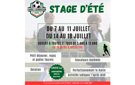 Stage d'été
